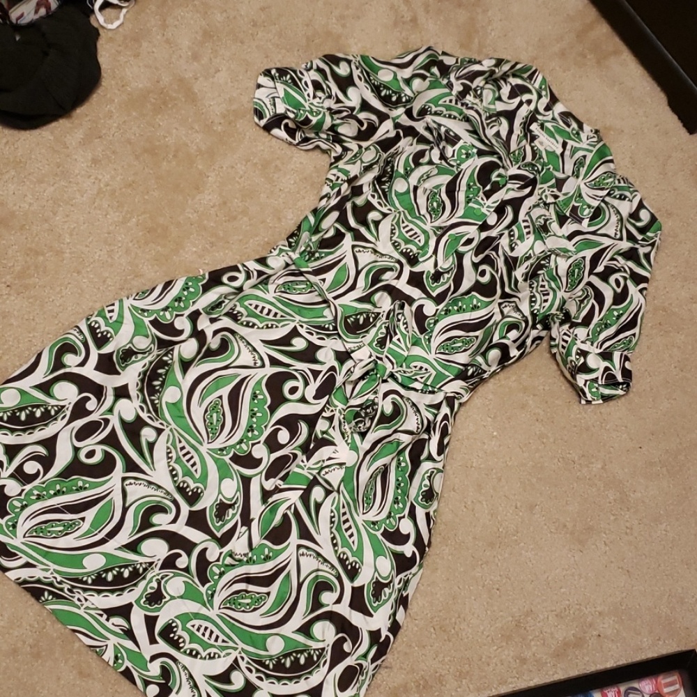 Banana Republic Silk Shirt Dress, Size 12